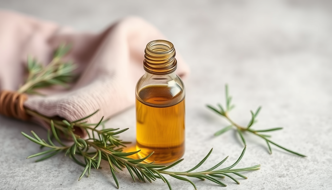 Rosemary-Green Tea Hair Growth Oil: A Plant-Based Blend with Castor, Macadamia, Ginger & Peppermint for Denser, Healthier Hair