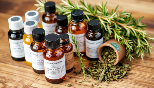 Root Revival: A Rosemary–Green Tea Hair Growth Oil Blend with Castor, Macadamia, Ginger & Peppermint, Enhanced by Rapeseed Oil for Denser, Healthier Hair