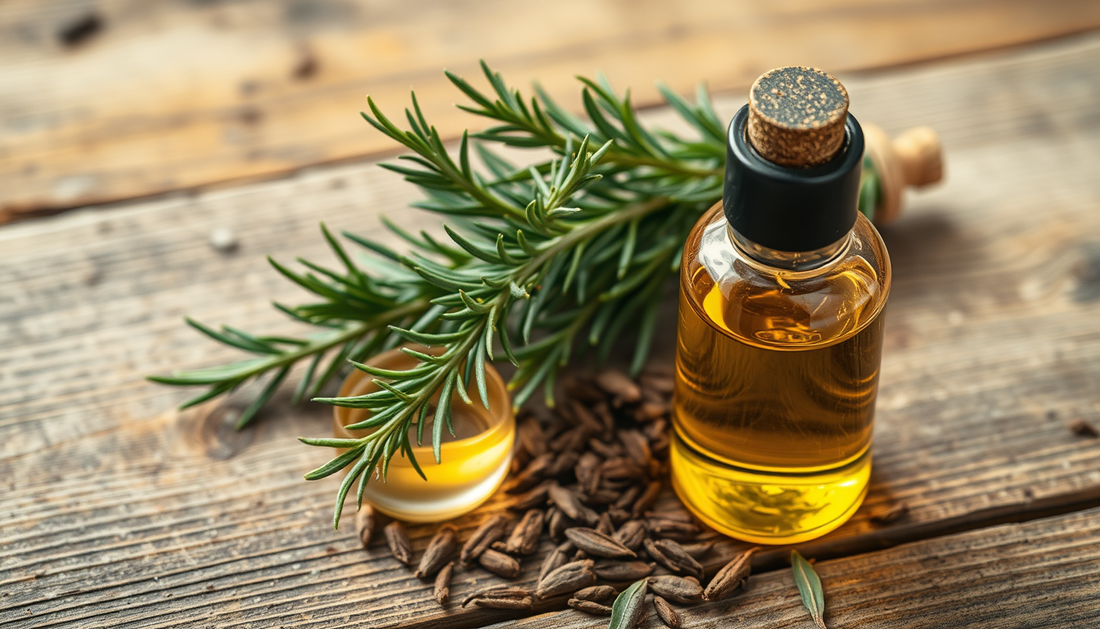From Follicle to Flourish: Rosemary and Green Tea Growth Oil with Castor, Macadamia, Ginger, and Peppermint for Naturally Thicker Hair