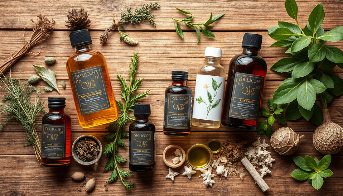 Botanical Density: A Simple Plant-Based Oil Blend (Rosemary, Castor, Coconut, Macadamia & Green Tea) for Fuller Hair with Gentle Scalp Care
