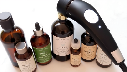 Unlock Natural Hair Density: Innovative Botanical Oil Blends with Rosemary, Castor, Coconut, Macadamia & Green Tea—and How an Electric Scalp Massager Boosts Results