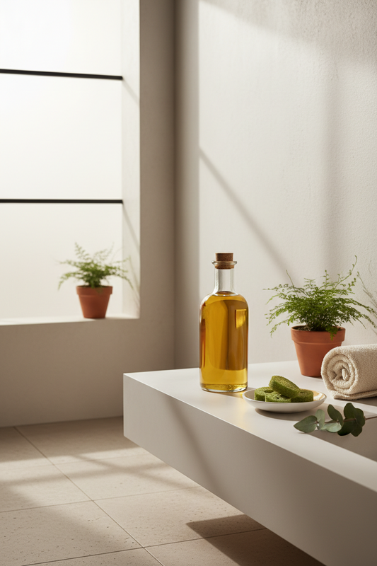 Root Revival: Rosemary-Green Tea Growth Oil with Electric Scalp Massager for Denser, Healthier Hair