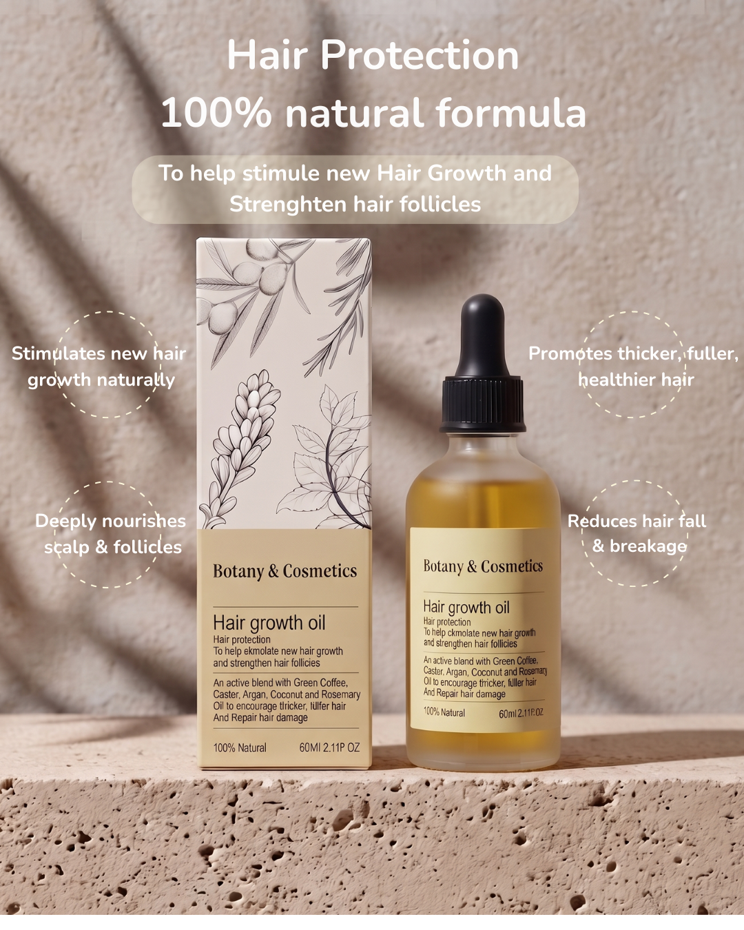 Botany & Cosmetics The Resilience Serum Hair Growth