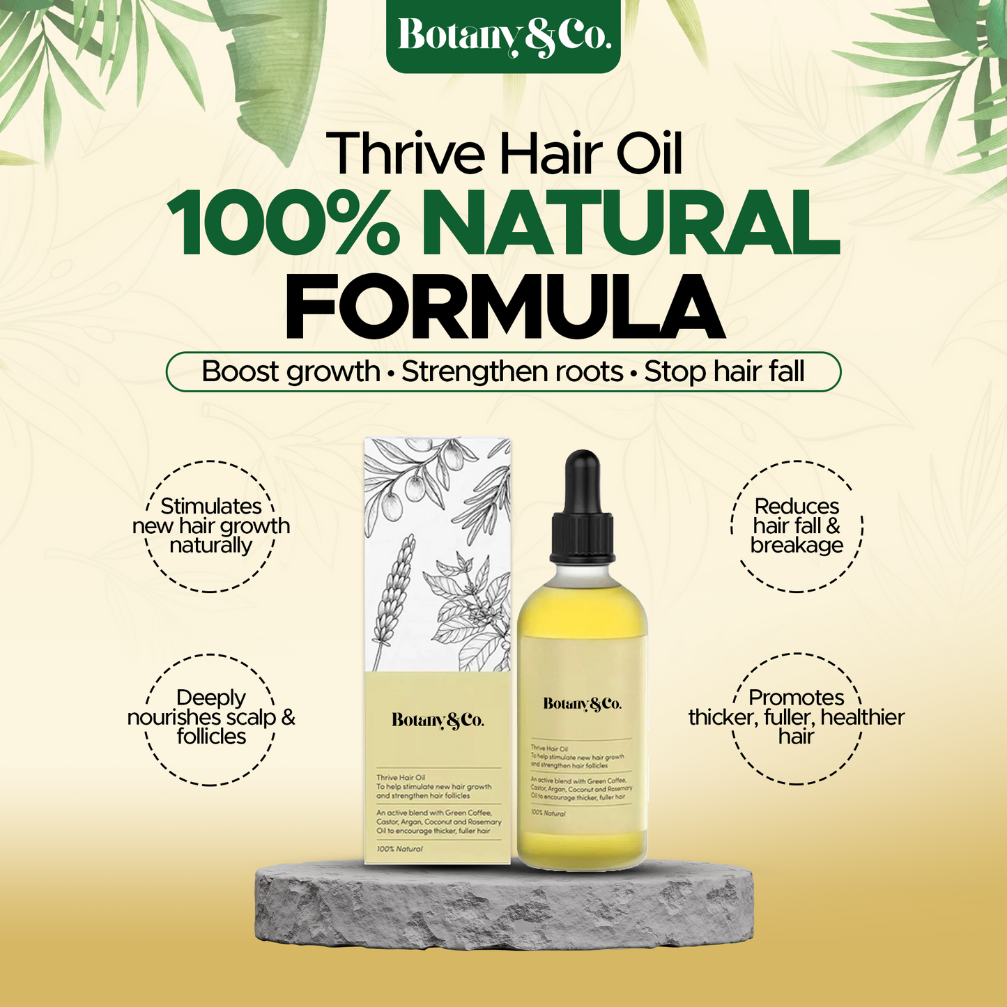 Botany & Co Hair Growth Serum – Reduce Hair Loss & Boost Regrowth