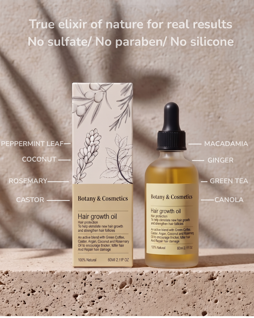 Botany & Cosmetics The Resilience Serum Hair Growth